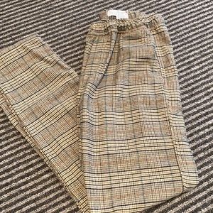 Boys flannel feel pull on pant